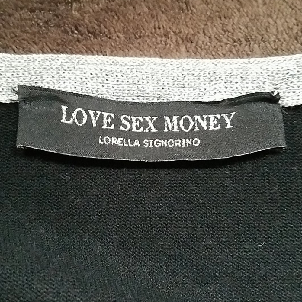 LOVE SEX MONEY Black Cardigan - Picture 5 of 6